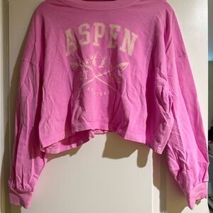 wild fable Pink Crewneck Sweatshirt